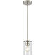 Verlana 1 Light 4.88 inch Brushed Nickel Indoor Pendant Ceiling Light